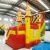 Import PVC colorful bounce house combo inflatable bouncy castle jumping castle for outdoor from China