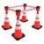Import PVC reflective traffic cones road PVC cones for roadway safety from China