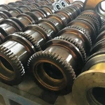Q600-3 Ductile Cast iron crane wheel / crane wheel block for overhead crane 10ton 22.5m
