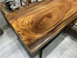 QBENG  South American Walnut Solid Wood Table Unique High Quality Dining Table