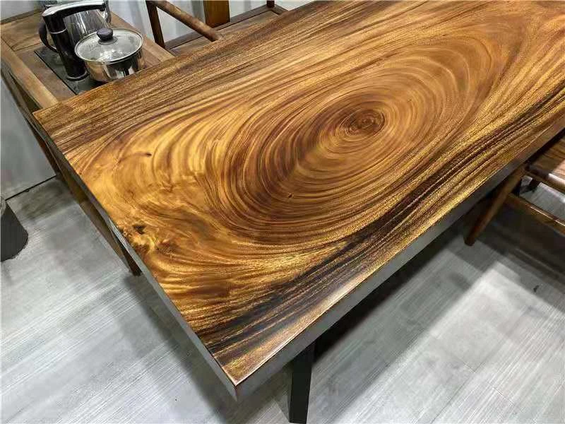 QBENG  South American Walnut Solid Wood Table Unique High Quality Dining Table