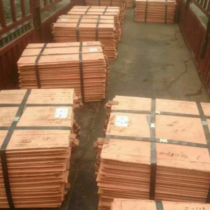 Quality 99.99% purity Electrolytic Copper Cathodes for export