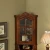 Import Quality Corner Cabinet Living Room Solid Wood Corner Cabinet accent curio   display cabinet from China