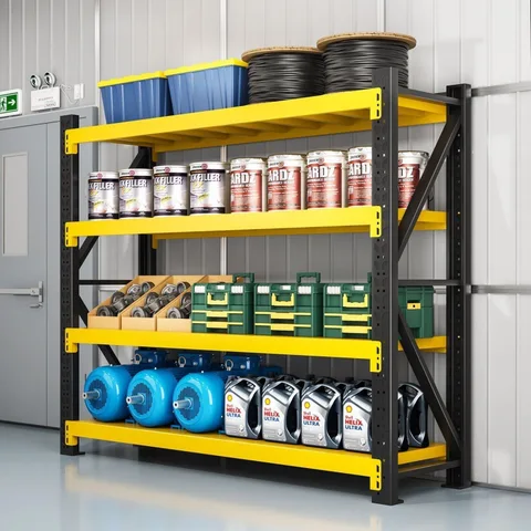 Buy Racking Adjustable Metal Boltless Shelf And Racks Warehouse Storage ...