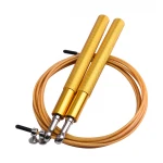 Rapid Speed Steel Wire Adjustable Aluminio Jump Rope
