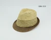 Reasonable Price school straw hat customized logo men straw hats top selling summer hat straw