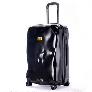 Red PC trolley case outdoor travel hiking around the world must-have suitcase long-distance travel trolley case