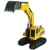 Import Remote control excavator electric engineering vehicle boys toy car excavator from China