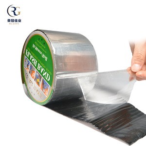 RG JIAYE Factory directly provide Aluminum Foil Self Adhesive Bitumen Flashing Waterproof Tape for roofing/pipe/car/roofing