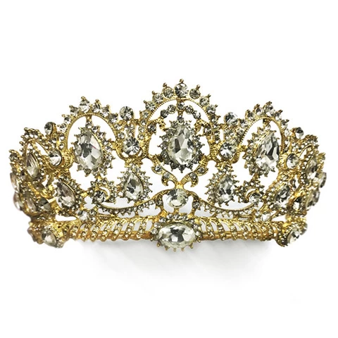 Rhinestone Wedding Big Crown Headband Bride Crown Princess Crown Wedding Accessories Wholesale
