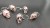 Import Rhodonite gemstone Skulls keychain Healing Crystal Stone Human Reiki Skull Figurine Statue Sculptures from China