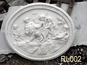 Round Carved Stone Relief(RL1111)