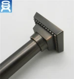 Round head band edge green bronze shower curtain rod/pole