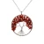 Import Round Shape Lifetree Pendant Necklace Yoga 7 chakras stone Beads Necklace  SN006 from China