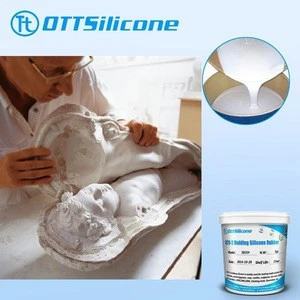 RTV -2 liquid silicone rubber for plaster cornice mold/gypsum crafts molding silicone/silicone for concrete mold