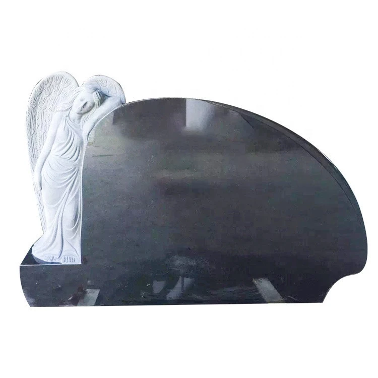 Russian Style China Black Granite Tombstone/Tombstone for sale
