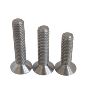 Rust resistant DIN7991 M8x40  hex socket countersunk head GR5 titanium bolts screws for water sports product