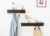 Import Rustic wall mounted small wooden coat rack /shelf from China