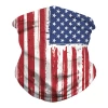 Seamless tubular bulk organic cotton bandana with south america flag american flag dog bandana with protective mask bandana logo