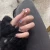 Senboma artificial fingernails abs nail tips diamond press on nails