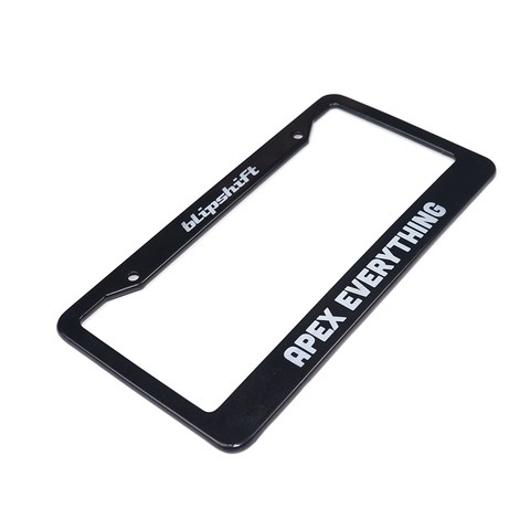 Sheet metal stamping aluminum alloy car license plate frame metal frame with custom logo service