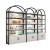 Import Shelving Unit Rack Black Metal Steel Kitchen Item Layer Style Industrial Storage Surface Packing from China