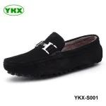 Shoes Men Loafers Soft Moccasins High Quality Autumn Winter Genuine Leather Shoes Men Warm Fur Plush Flats Gommino Driving Shoes