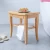 Import Shower Bench 2-Tier Storage Chair Shelf Bamboo Shower Bench Bath Stool For Bathroom from China