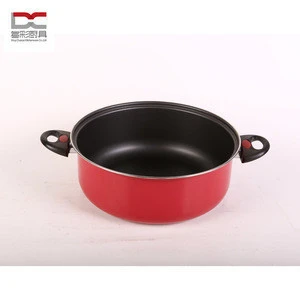 silicon handle carbon dutch oven pot soup stocked pot with glass lid