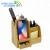 Import Simple design Office desk organizer with Wood wireless charger pad from Taiwan