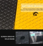 Simple Installation Of Car Ladder Triangle Pad Curb Ramp Rubber Car Edge Step Pad