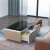 Simple style coffee table with 130 L refrigerator drawers for wine/beverage cooler built-in bluetooth audio player