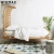 Import Simple Style Wooden Rattan Bed King Size Bed Design Modern Hotel Homestay Bedroom Furniture Set from China