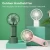Import SINREGE Handheld Small Battery Operated Personal Fan Usb Electric Rechargeable Mini Desk Portable Fan to Customise Logo from China