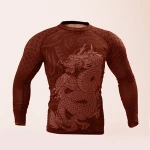 Skull Design Customized Rash guard , Your own Logo / Design Rash guard , Highest Quality Custom Sublimation