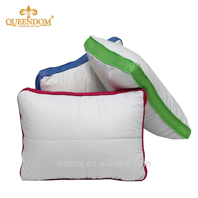 Sleeping beauty bamboo fiber mat almohada pillows pocket spring microfiber pillow