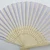 Import Small MOQ personalized paper folding fan bamboo craft with customized logo from China