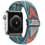 Smooth Nylon Watch Band Luxury Adjustable Elastic Bracelet for Apple i Watch Custom Fabric Ribbon Strap Smart Watch Band