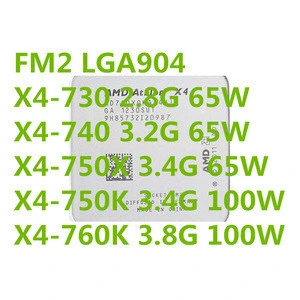 socket AMD Athlon II X4 FM2 quad core CPU X4 730 740 750X 750K 760K cpu processor ready stock best offer