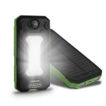 solar charger 12000 mah power banks dual usb waterproof powerbank mobile phone solar power bank 12000mah with compass