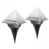 Solar Ground Lights Pyramid Shaped Buried Light Outdoor Garden Lawn Path Lamp