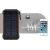 Import Solar Power Bank Solar Charger 2 Ports Power Bank 8000Mah 2 Led Light Portable Charger Powerbank With Compass For Iphone Samsung from China