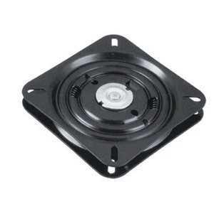 Square Lazy Susan Turntable Bearings 150 Pound Capacity Galvanized Steel Rotating Bearing Plate Swivel Plate