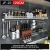 Stainless Shelf Aluminum Spice Rack with hook Seasoning Organizer Knife storage utensil Wall Mounted kitchen hanging holder