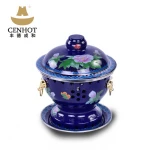 Stainless steel Chinese soup pot Hot Pot Stock Pots with divided