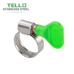 stainless steel hose clamp with handle
