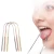 Stainless Steel Metal Copper Rose Tongue Clearer Scraper For Oral Care Oral Hygiene