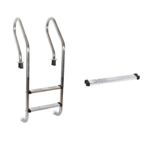 Stainless Steel Swimming Pool Ladder Steps With Bumpers Heavy Duty Replacement Pool Ladders For Inground Pools
