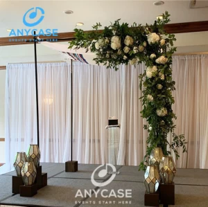 Stand Draping Receptions Trade Show Curtain White Pipe and Drape