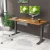 Import Standing Workstation Office Computer Table Electric Desk with Wheels from China